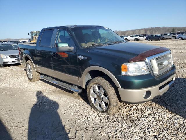 1FTPW14587KD01820 - 2007 FORD F150 SUPERCREW GREEN photo 4