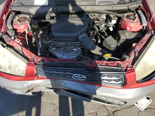 JTEGH20V730118612 - 2003 TOYOTA RAV4 RED photo 11