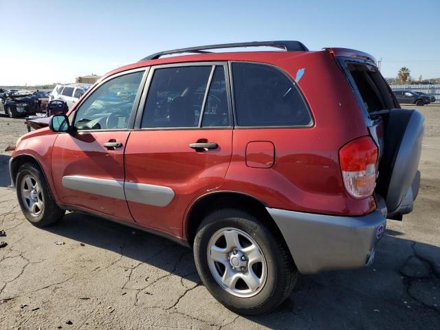 JTEGH20V730118612 - 2003 TOYOTA RAV4 RED photo 2