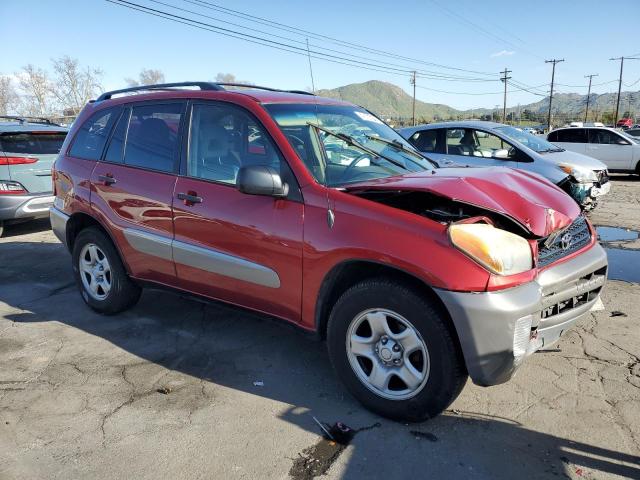 JTEGH20V730118612 - 2003 TOYOTA RAV4 RED photo 4