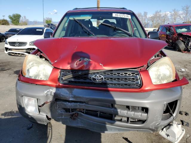 JTEGH20V730118612 - 2003 TOYOTA RAV4 RED photo 5