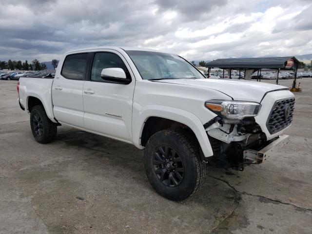 3TMCZ5AN0NM525896 - 2022 TOYOTA TACOMA DOUBLE CAB WHITE photo 4