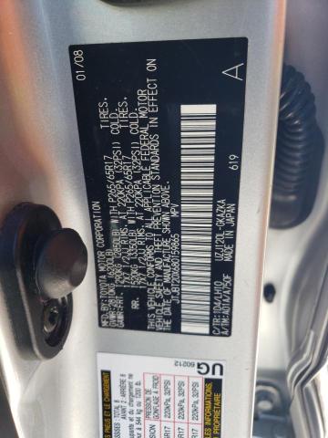 JTJBT20X680159865 - 2008 LEXUS GX 470 SILVER photo 13