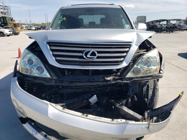 JTJBT20X680159865 - 2008 LEXUS GX 470 SILVER photo 5