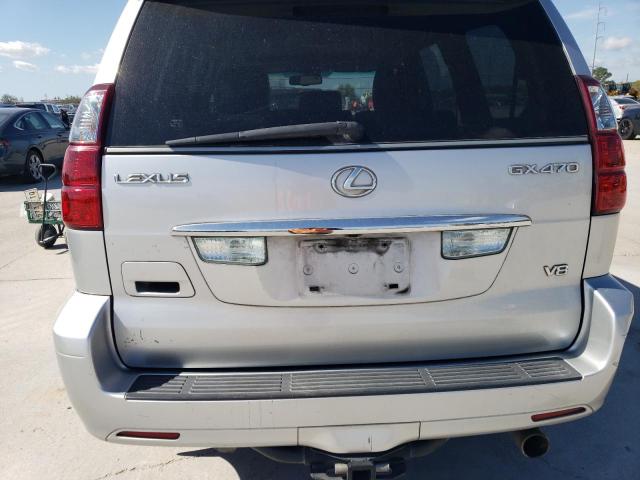 JTJBT20X680159865 - 2008 LEXUS GX 470 SILVER photo 6