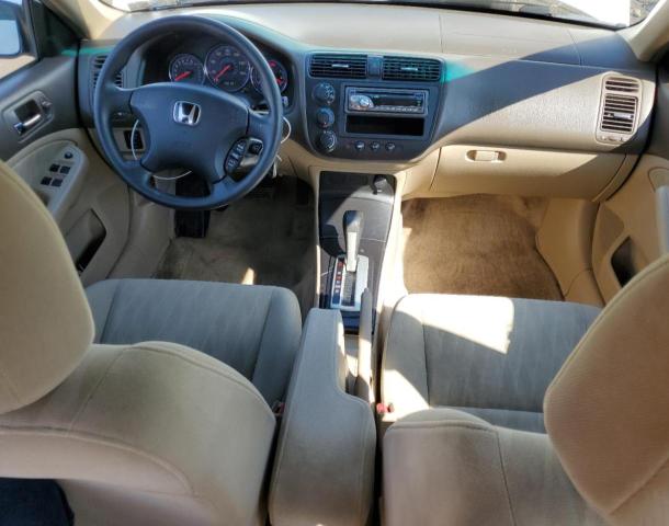 2HGES16565H536805 - 2005 HONDA CIVIC LX WHITE photo 8