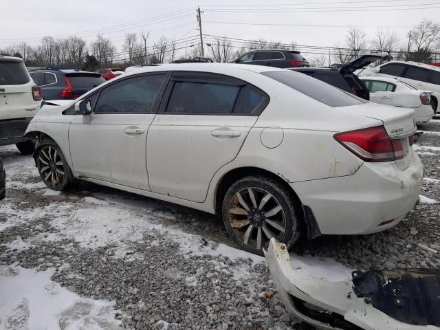 19XFB2F91EE065427 - 2014 HONDA CIVIC EXL WHITE photo 2
