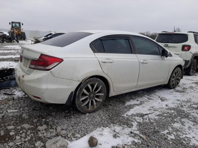 19XFB2F91EE065427 - 2014 HONDA CIVIC EXL WHITE photo 3