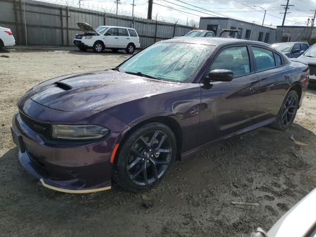 2C3CDXHG4MH625986 - 2021 DODGE CHARGER GT PURPLE photo 1