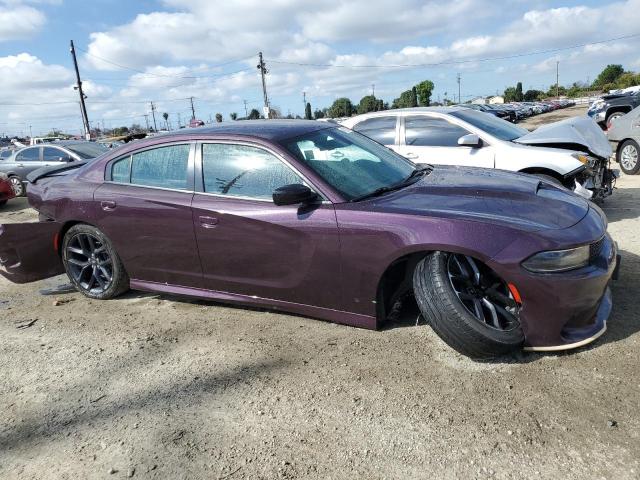 2C3CDXHG4MH625986 - 2021 DODGE CHARGER GT PURPLE photo 4