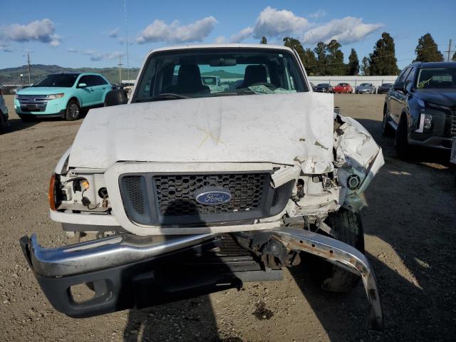 1FTYR14E74PA80639 - 2004 FORD RANGER SUPER CAB WHITE photo 5