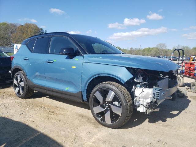 YV4ED3UM4P2019932 - 2023 VOLVO XC40 RECHARGE ULTIMATE BLUE photo 4