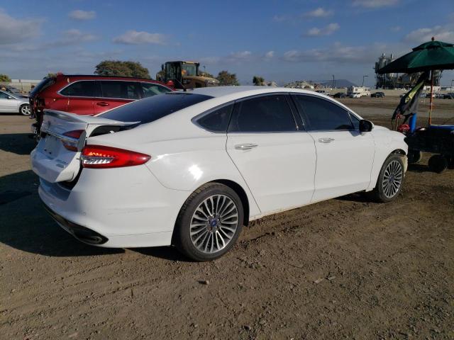 3FA6P0K93HR115436 - 2017 FORD FUSION TITANIUM WHITE photo 3