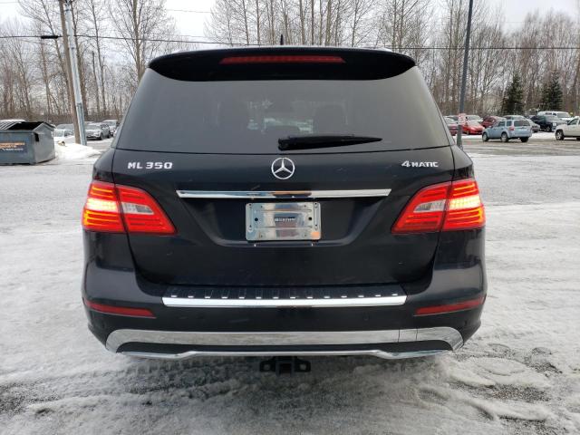 4JGDA5HB9EA323638 - 2014 MERCEDES-BENZ ML 350 4MATIC BLACK photo 6
