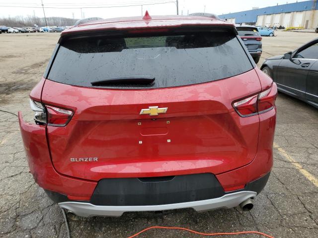 3GNKBCRS2MS506203 - 2021 CHEVROLET BLAZER 2LT RED photo 6