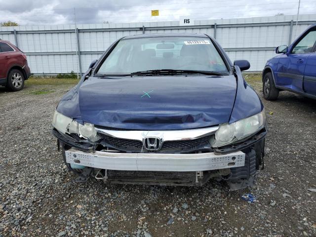 19XFA1F91AE065628 - 2010 HONDA CIVIC EXL BLUE photo 5