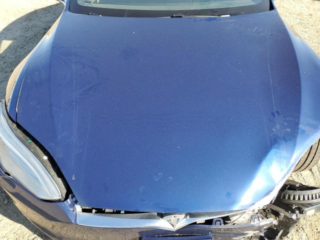 5YJSA1E10HF178016 - 2017 TESLA MODEL S Կապույտ լուսանկար 11