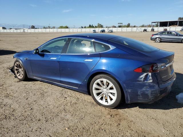 5YJSA1E10HF178016 - 2017 TESLA MODEL S Կապույտ լուսանկար 2