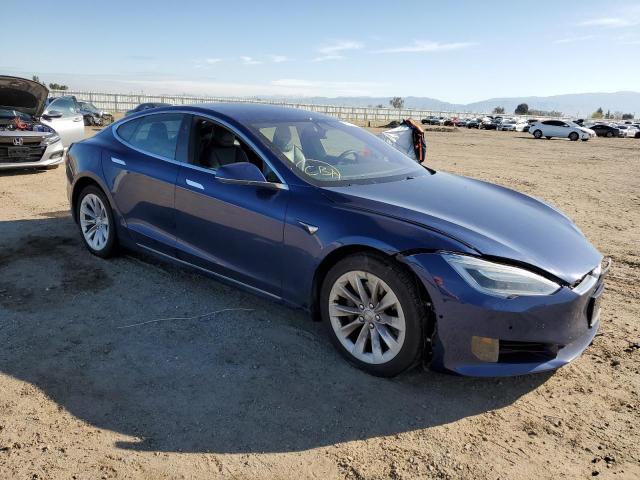 5YJSA1E10HF178016 - 2017 TESLA MODEL S Կապույտ լուսանկար 4