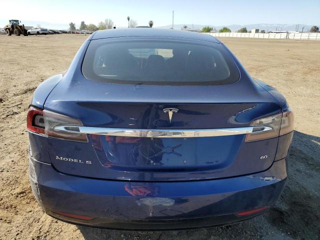 5YJSA1E10HF178016 - 2017 TESLA MODEL S Կապույտ լուսանկար 6