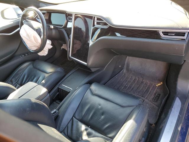 5YJSA1E10HF178016 - 2017 TESLA MODEL S Կապույտ լուսանկար 8