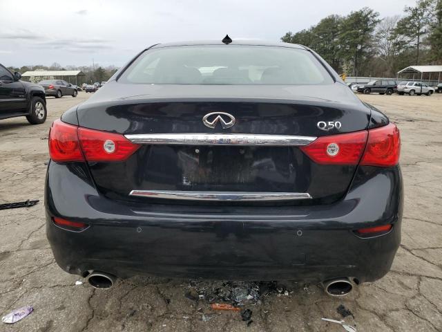 JN1BV7AP5EM670242 - 2014 INFINITI Q50 BASE BLACK photo 6