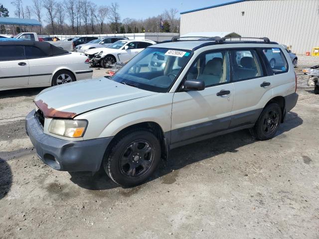 JF1SG63675H728596 - 2005 SUBARU FORESTER 2.5X BEIGE photo 1