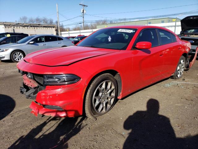 2C3CDXJG0HH576608 - 2017 DODGE CHARGER SXT RED photo 1