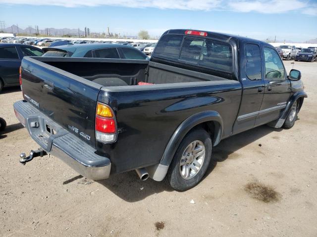 5TBBT44124S445586 - 2004 TOYOTA TUNDRA ACCESS CAB SR5 BLACK photo 3