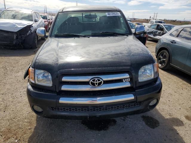 5TBBT44124S445586 - 2004 TOYOTA TUNDRA ACCESS CAB SR5 BLACK photo 5