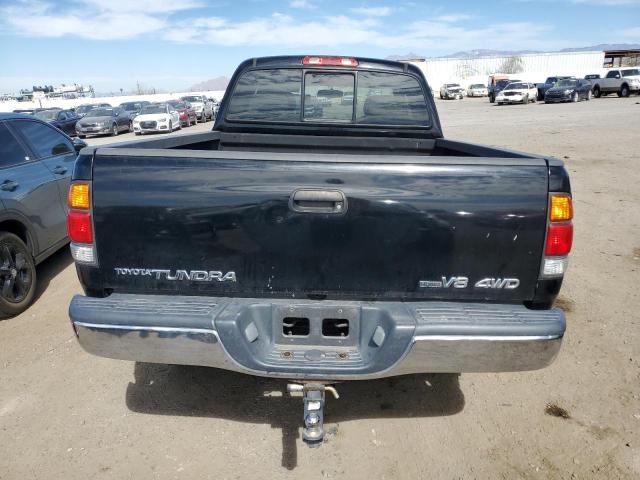 5TBBT44124S445586 - 2004 TOYOTA TUNDRA ACCESS CAB SR5 BLACK photo 6