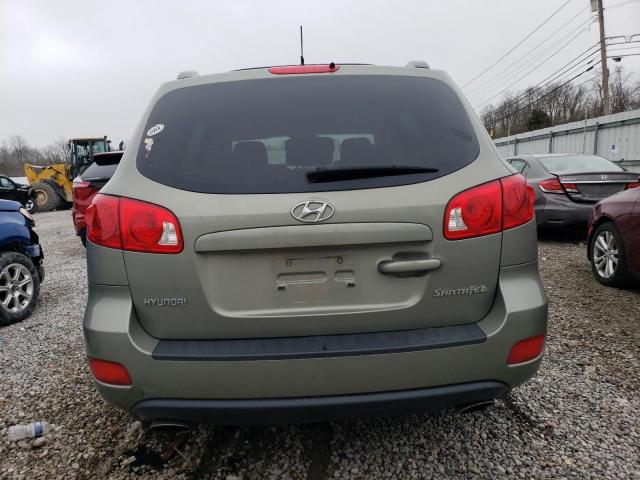 5NMSH13E38H185218 - 2008 HYUNDAI SANTA FE SE GREEN photo 6