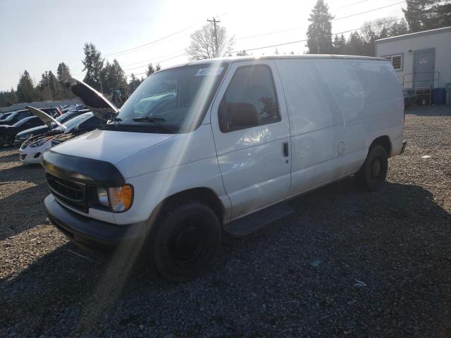 1FTRE14212HB38399 - 2002 FORD ECONOLINE E150 VAN WHITE photo 1