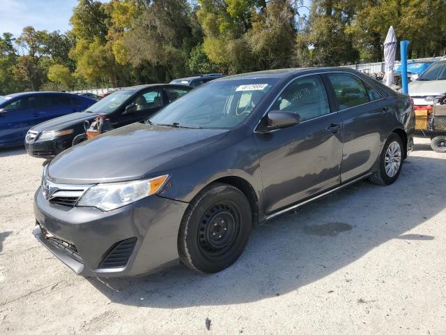 4T4BF1FKXDR283092 - 2013 TOYOTA CAMRY L GRAY photo 1