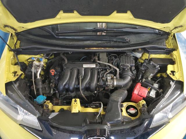 3HGGK5H89FM770544 - 2015 HONDA FIT EX YELLOW photo 12