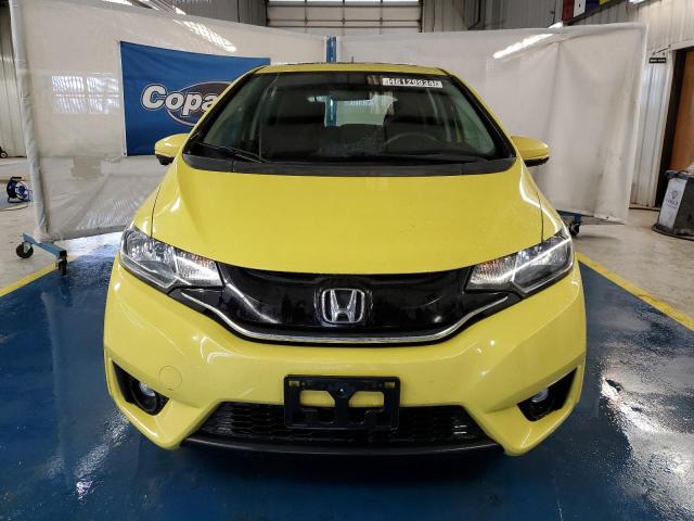 3HGGK5H89FM770544 - 2015 HONDA FIT EX YELLOW photo 5