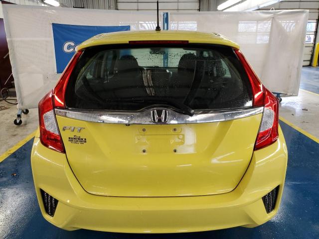 3HGGK5H89FM770544 - 2015 HONDA FIT EX YELLOW photo 6