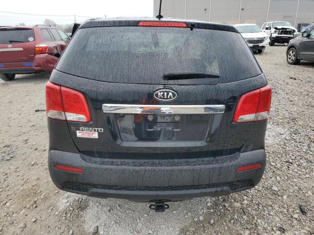 5XYKT4A14CG239760 - 2012 KIA SORENTO BASE BLACK photo 6