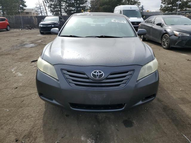 4T1BE46K57U653321 - 2007 TOYOTA CAMRY CE GRAY photo 5