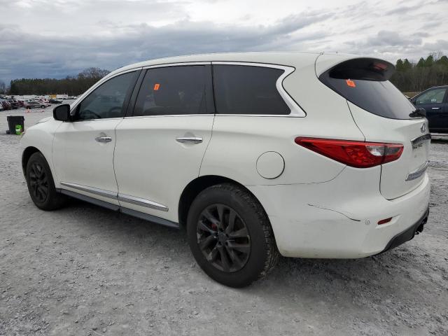 5N1AL0MM5DC322223 - 2013 INFINITI JX35 WHITE photo 2