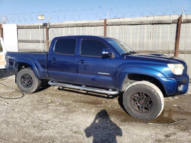 3TMKU4HN7EM041637 - 2014 TOYOTA TACOMA DOUBLE CAB PRERUNNER LONG BED BLUE photo 4