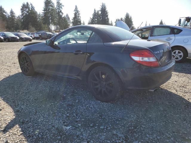 WDBWK56F46F099553 - 2006 MERCEDES-BENZ SLK 350 BLACK photo 2