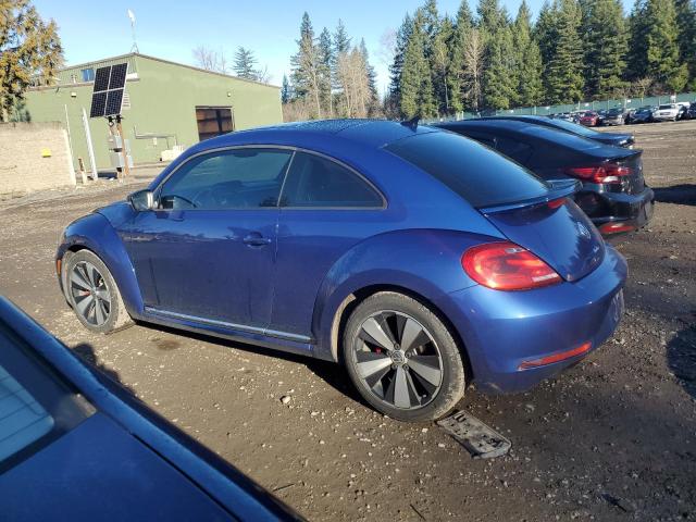 3VWVT7AT5DM692576 - 2013 VOLKSWAGEN BEETLE TURBO BLUE photo 2