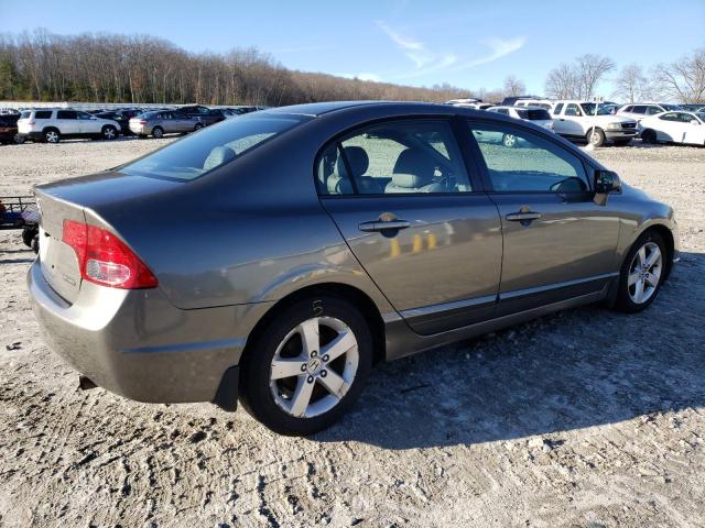 2HGFA16918H309634 - 2008 HONDA CIVIC EXL GRAY photo 3