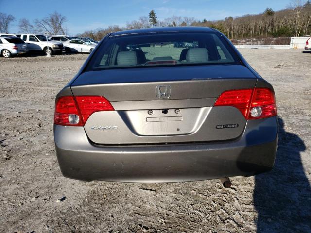 2HGFA16918H309634 - 2008 HONDA CIVIC EXL GRAY photo 6