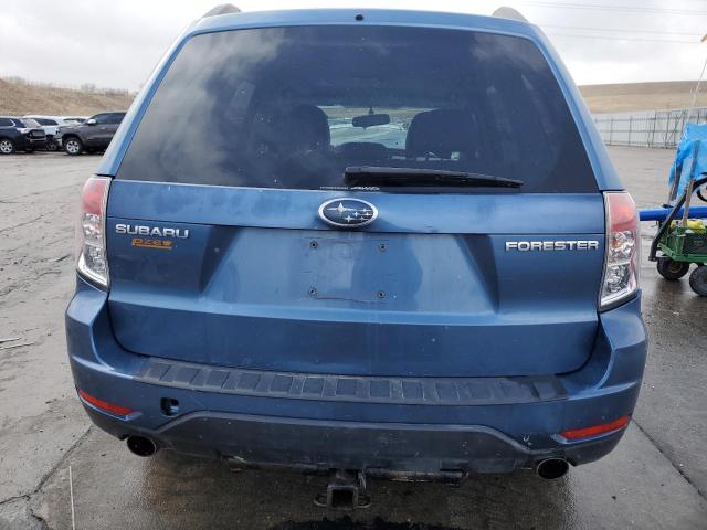 JF2SH64619H751403 - 2009 SUBARU FORESTER 2.5X LIMITED BLUE photo 6