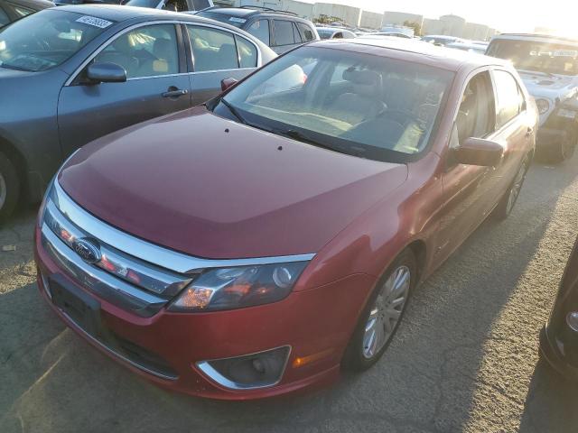 3FADP0L34BR335421 - 2011 FORD FUSION HYBRID RED photo 1