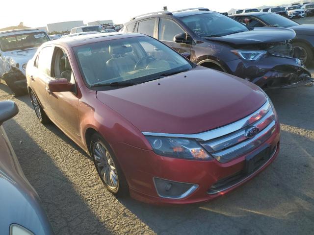 3FADP0L34BR335421 - 2011 FORD FUSION HYBRID RED photo 4