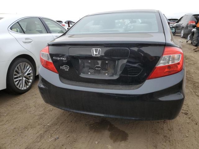 2HGFB2F5XCH310760 - 2012 HONDA CIVIC LX BLACK photo 6