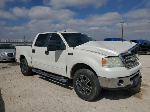 1FTPW12V18KF00888 - 2008 FORD F150 SUPERCREW WHITE photo 4